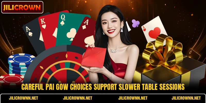 Careful Pai Gow choices support slower table sessions Careful Pai Gow choices support slower table sessions