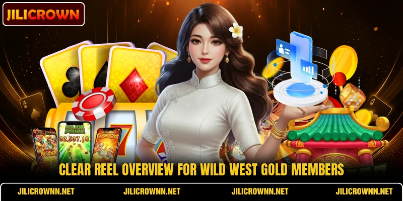 Clear reel overview for Wild West Gold members Clear reel overview for Wild West Gold members