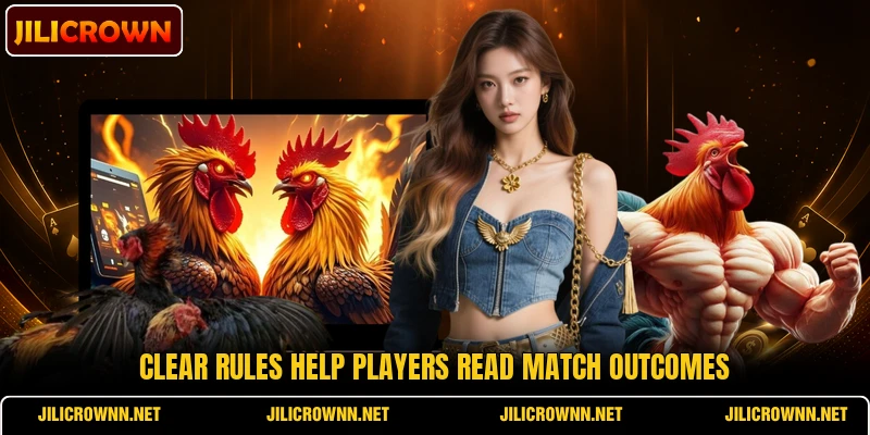 Clear rules help players read match outcomes Clear rules help players read match outcomes