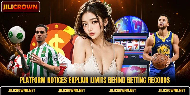 Platform notices explain limits behind betting records Platform notices explain limits behind betting records