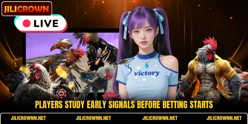 Players study early signals before betting starts