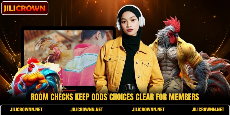 Room checks keep odds choices clear for members Room checks keep odds choices clear for members