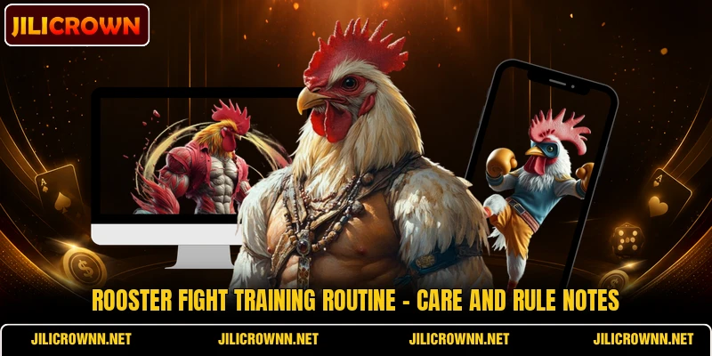 Rooster Fight Training Routine - Care And Rule Notes