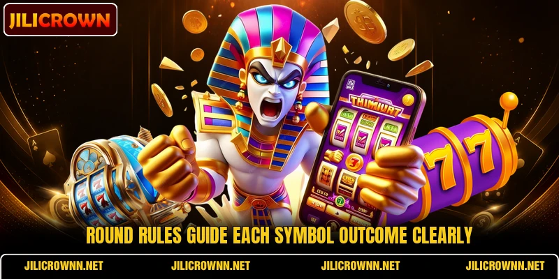 Round rules guide each symbol outcome clearly Round rules guide each symbol outcome clearly