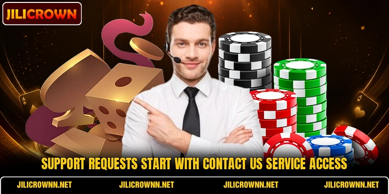 Support requests start with contact us service access Support requests start with contact us service access