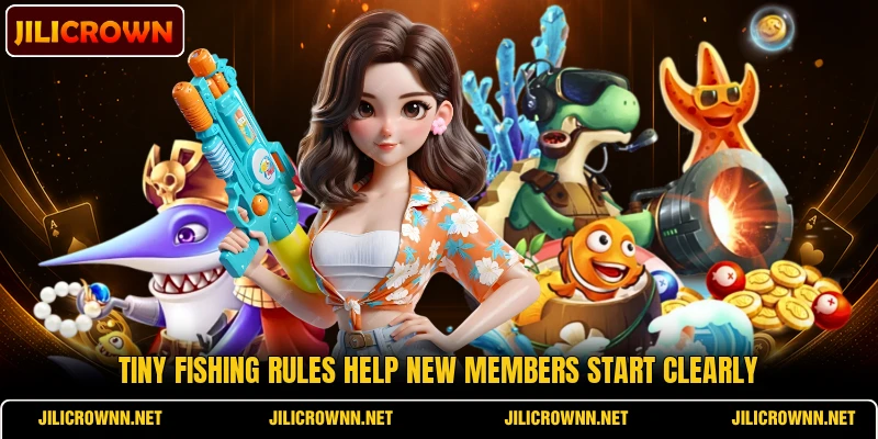 Tiny Fishing rules help new members start clearly Tiny Fishing rules help new members start clearly