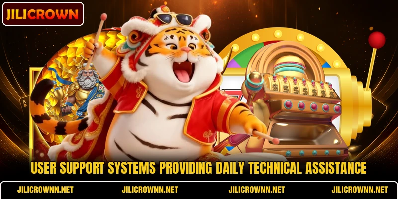 User support systems providing daily technical assistance